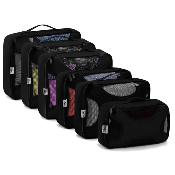 INNOVITY 6 Set Packing Cubes for Suitcases – Travel Essentials for Carry-On Luggage | Suitcase Organizer Bags in 4 Sizes & 6 Attractive Colors – Free Shipping